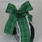 The Ribbon People Green and Blue Plaid Metallic French Wired Craft Ribbon 1.5" x 33 Yards